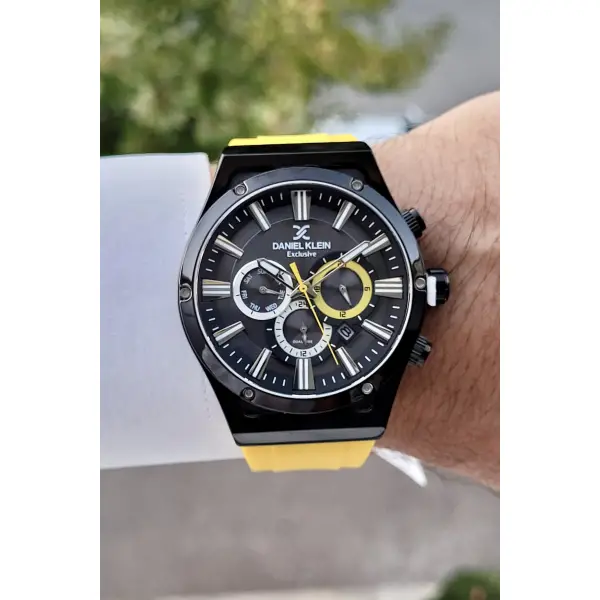Daniel Klein DKISTE620 Sarı Renk İç Göstergeleri Aktif Fonksiyonlu Erkek Kol Saati