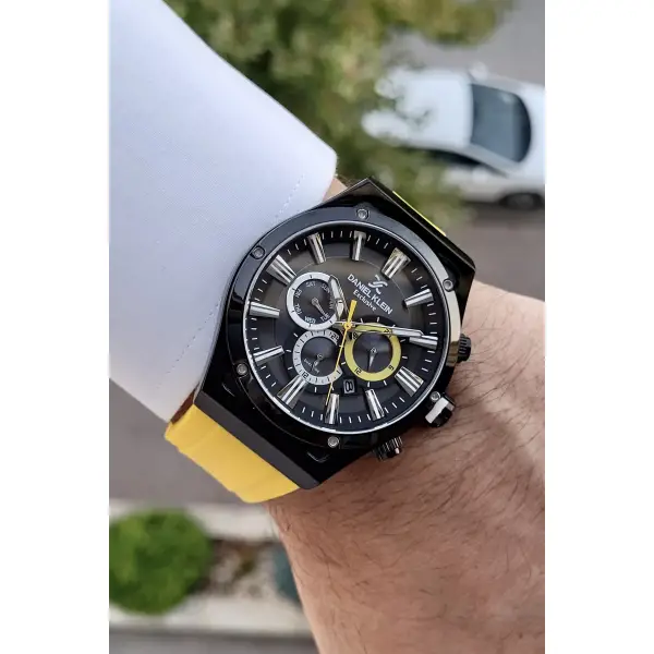 Daniel Klein DKISTE620 Sarı Renk İç Göstergeleri Aktif Fonksiyonlu Erkek Kol Saati