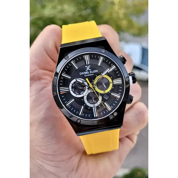 Daniel Klein DKISTE620 Sarı Renk İç Göstergeleri Aktif Fonksiyonlu Erkek Kol Saati