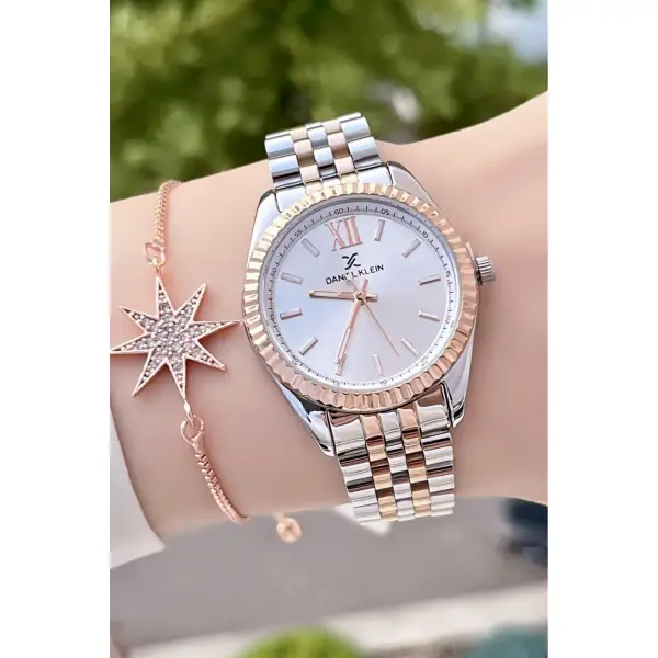 Daniel Klein DKISTE185 Rose Gümüş Renk  Kadın Kol Saati ve Bileklik
