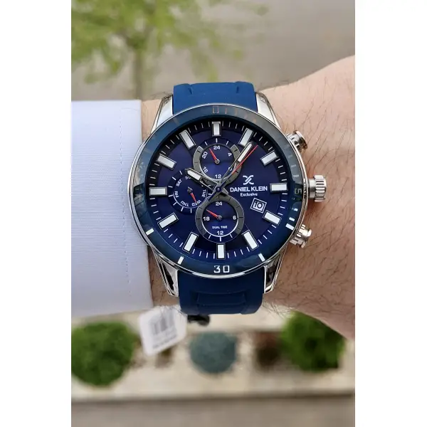 Daniel Klein DKISTE135 Lacivert Renk iç Göstergeleri Aktif Fonksiyonlu 2 Yıl Garantili Erkek Kol Saati