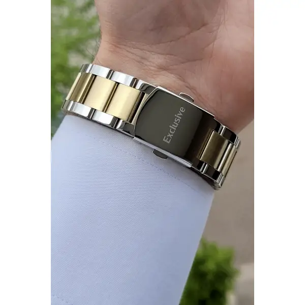 Daniel Klein DKISTE542 Gold Gümüş Göstergeleri Aktif Fonksiyonlu Erkek Kol Saati