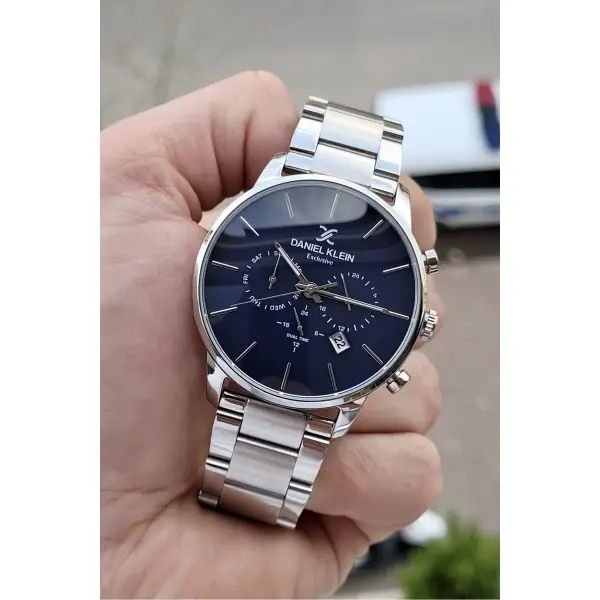 Kadranı Lacivert Renk iç Göstergeleri Aktif Fonksiyonlu Erkek Kol Saati