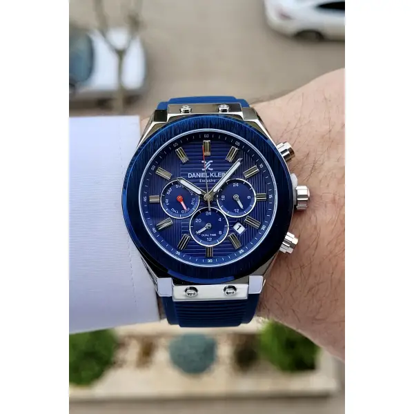 Daniel Klein DKISTE254 Kordonu Lacivert Renk İç Göstergeleri Aktif Fonksiyonlu Erkek Kol Saati