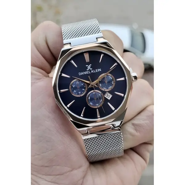 Daniel Klein DKISTE306 Hasır Kordon Takvimli Erkek Kol Saati