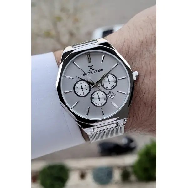 Daniel Klein DKISTE304 Hasır Kordon Takvimli Erkek Kol Saati