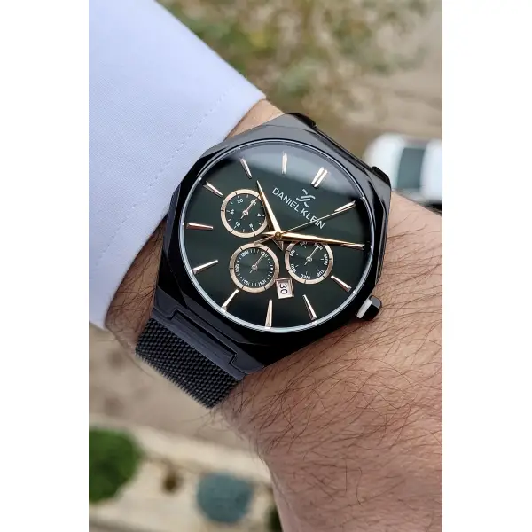 Hasır Kordon Takvimli Erkek Kol Saati