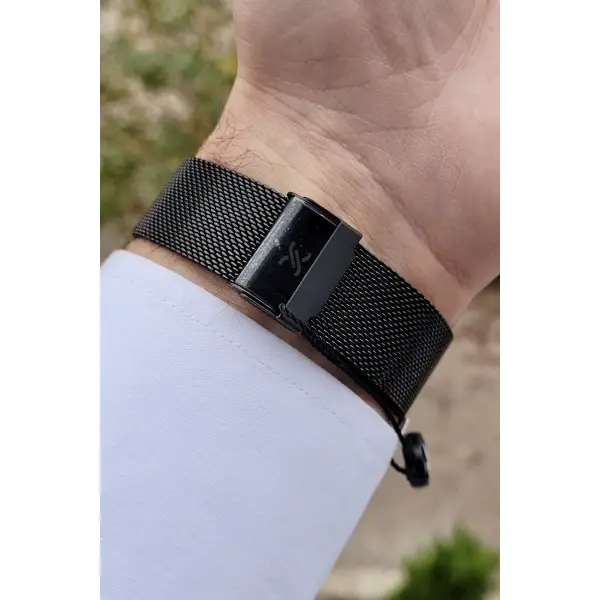 Hasır Kordon Takvimli Erkek Kol Saati