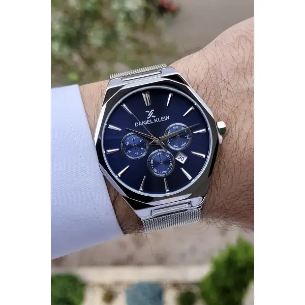 Daniel Klein DKISTE305 Hasır kordon Takvimli Erkek Kol Saati