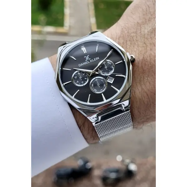 Daniel Klein DKISTE1414 Hasır kordon Takvimli Erkek Kol Saati