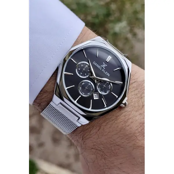 Daniel Klein DKISTE1414 Hasır kordon Takvimli Erkek Kol Saati
