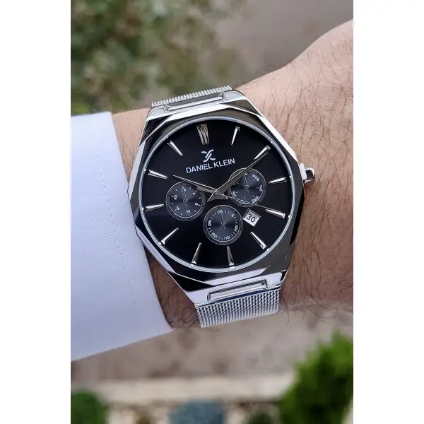 Daniel Klein DKISTE1414 Hasır kordon Takvimli Erkek Kol Saati