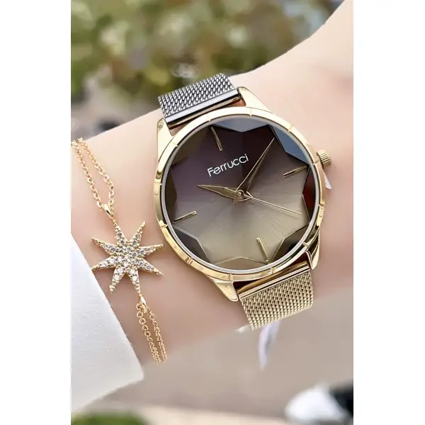 Hasır Kordon Kadın Kol Saati Ve Bileklik