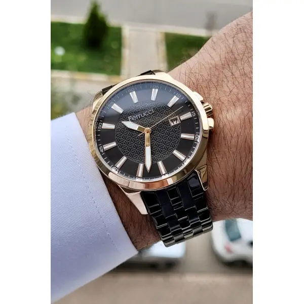 Ferrucci FCISTE45 Takvimli 2 Yıl Garantili Erkek Kol Saati
