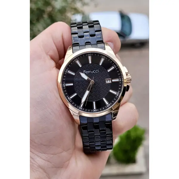 Ferrucci FCISTE45 Takvimli 2 Yıl Garantili Erkek Kol Saati