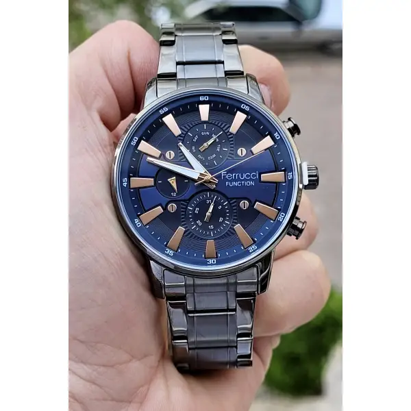 Ferrucci FCISTE36 İç Fonksiyonları Aktif Fonksiyonlu Erkek Kol Saati
