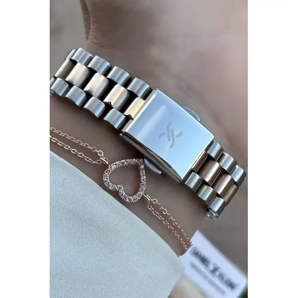 Marka Takvimli Bayan Kol Saati Bileklik Hediyeli