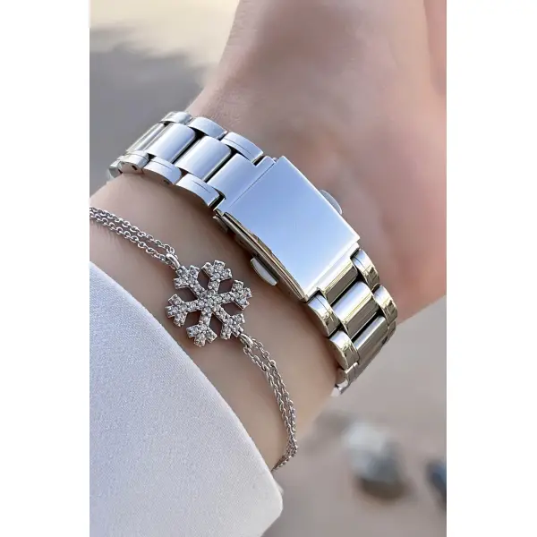 Modern Kadın Kol Saati ve Bileklik