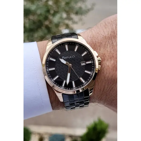 Ferrucci FCISTE45 Takvimli 2 Yıl Garantili Erkek Kol Saati