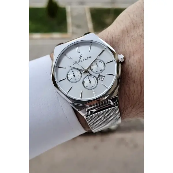 Daniel Klein DKISTE304 Hasır Kordon Takvimli Erkek Kol Saati