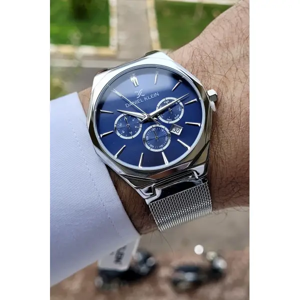 Daniel Klein DKISTE305 Hasır kordon Takvimli Erkek Kol Saati