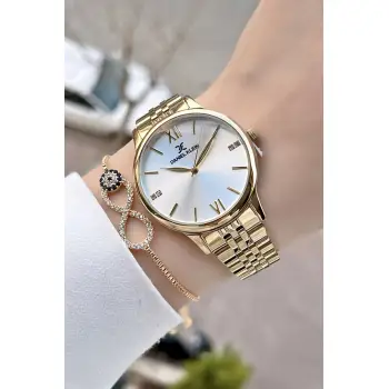 Daniel Klein DK1ISTE64 Gold Renk Kadın Kol Saati Ve Bileklik