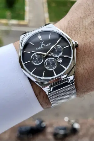 Daniel Klein DKISTE1414 Hasır kordon Takvimli Erkek Kol Saati