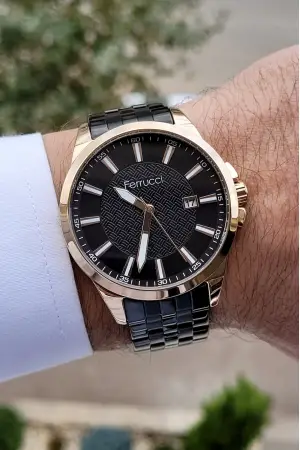 Ferrucci FCISTE45 Takvimli 2 Yıl Garantili Erkek Kol Saati