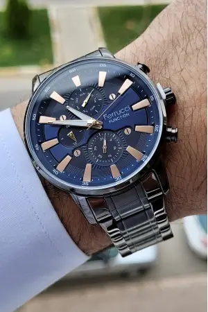 Ferrucci FCISTE36 İç Fonksiyonları Aktif Fonksiyonlu Erkek Kol Saati