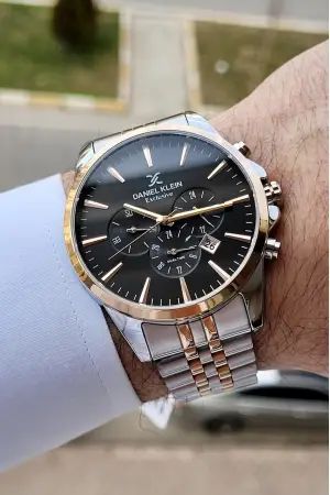 Daniel Klein DKISTE394 Rose Gümüş Renk iç Göstergeleri Aktif Fonksiyonlu 2 Yıl Garantili Erkek Kol Saati
