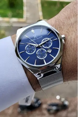 Daniel Klein DKISTE305 Hasır kordon Takvimli Erkek Kol Saati