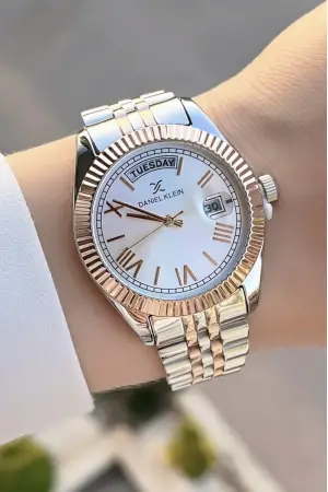 Daniel Klein DKISTE687 Takvim ve Gün Fonksiyonlu Kadın Kol Saati