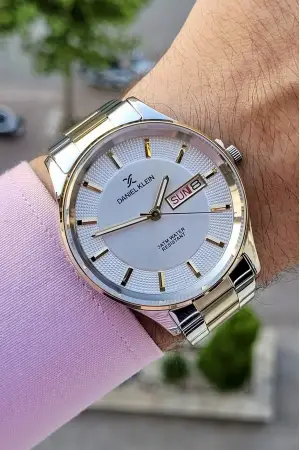 Daniel Klein DKISTE678 Çelik Kordon 2 Yıl Garantili Takvimli Erkek Kol Saati