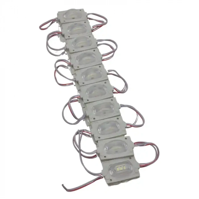 12 Volt 1.2 Watt Dar Açılı Tek Lensli Günışığı Led Modül IP65 10 Adet Modül