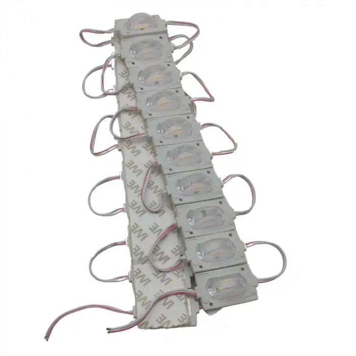 12 Volt 1.2 Watt Dar Açılı Tek Lensli Günışığı Led Modül IP65 10 Adet Modül