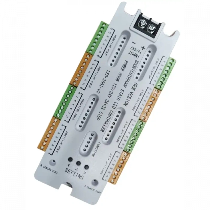 12V 24V Merdiven Led Hareket Pir Sensör Kontrolörü 32 Kanal Dimerli Voltaj Korumalı