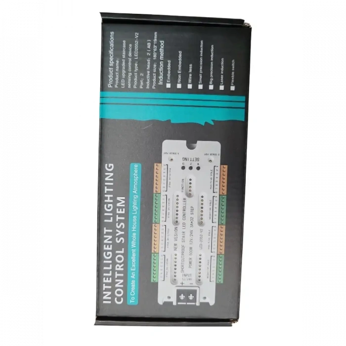 12V 24V Merdiven Led Hareket Pir Sensör Kontrolörü 32 Kanal Dimerli Voltaj Korumalı