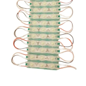 12 Volt 1.5 Watt 3 Lensli Yeşil 2835 SMD Led Modül IP65 10 Adet Modül
