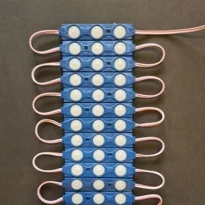 12 Volt 1.5 Watt 3 Lensli Mavi 2835 SMD Led Modül IP65 10 Adet Modül