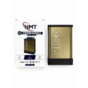 12V 5A 60W Yağmur Korumalı Adaptör