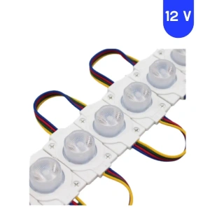 12 Volt 1.5 Watt Tek Lensli Rgb 3030 Led Modül IP65