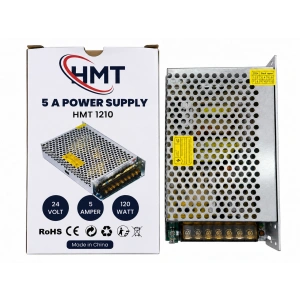 HMT 24V 5A Metal Kasa Güç Kaynağı