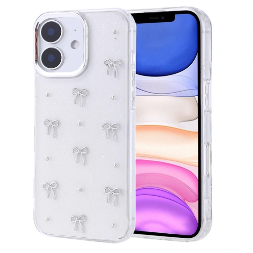 Apple iPhone 11 Kılıf Airbag Tasarımlı Simli Şeffaf Redclick Kutup Kapak