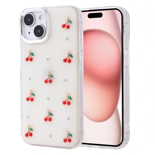 Apple iPhone 15 Kılıf Airbag Tasarımlı Simli Şeffaf Redclick Kutup Kapak