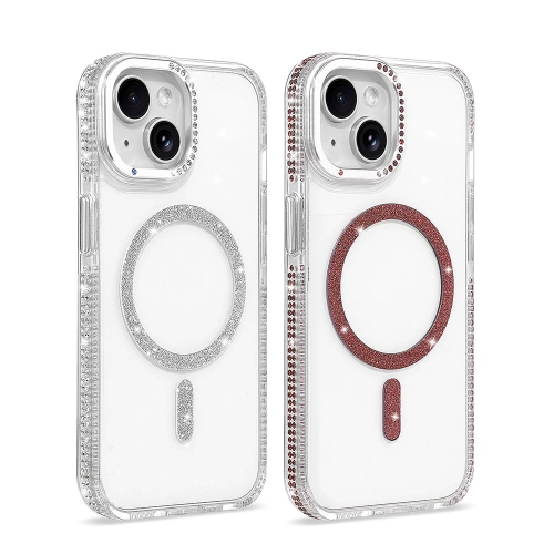 Apple iPhone 15 Kılıf M-safe Şarj Özellikli Redclick Tera Silikon Kapak