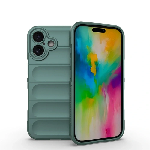 Apple iPhone 16 Kılıf Esnek TPU Oyuklu Arka Yüzey Tasarımlı Redclick Etnik Silikon Kapak