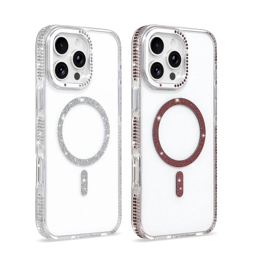 Apple iPhone 16 Pro Max Kılıf M-safe Şarj Özellikli Redclick Tera Silikon Kapak