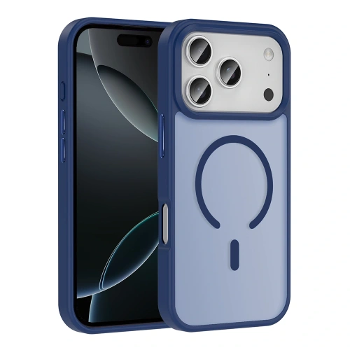 iPhone 17 Pro Max Kılıf M-safe Şarj Özellikli Mat Parmak İzi Bırakmayan Redclick Sio Kapak