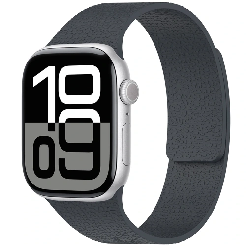 Apple Watch 10 42mm Redclick KRD-136 Kabartma Desenli Silikon Kordon