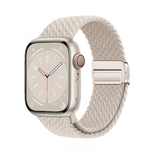 Apple Watch 10 46mm Redclick KRD-134 Örgü Tasarımlı Hasır Kordon Strap Kayış